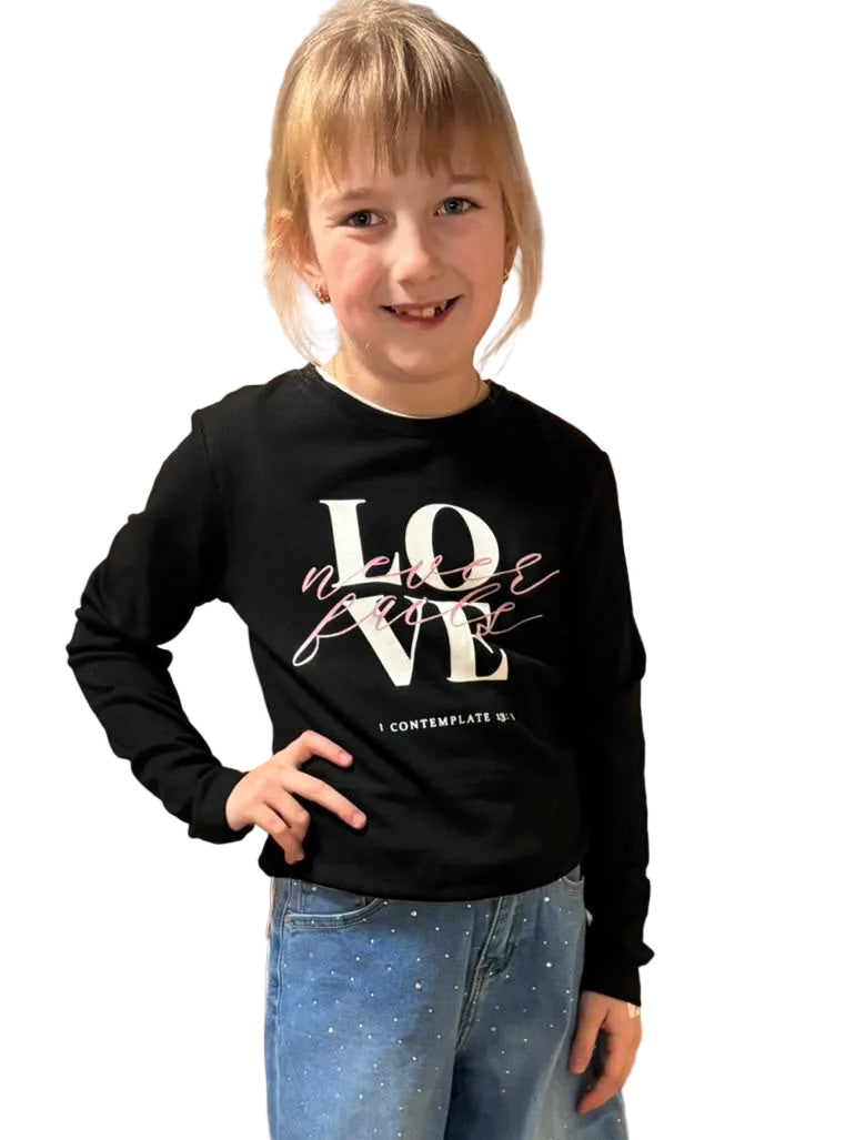 Кофта з принтом "Love"